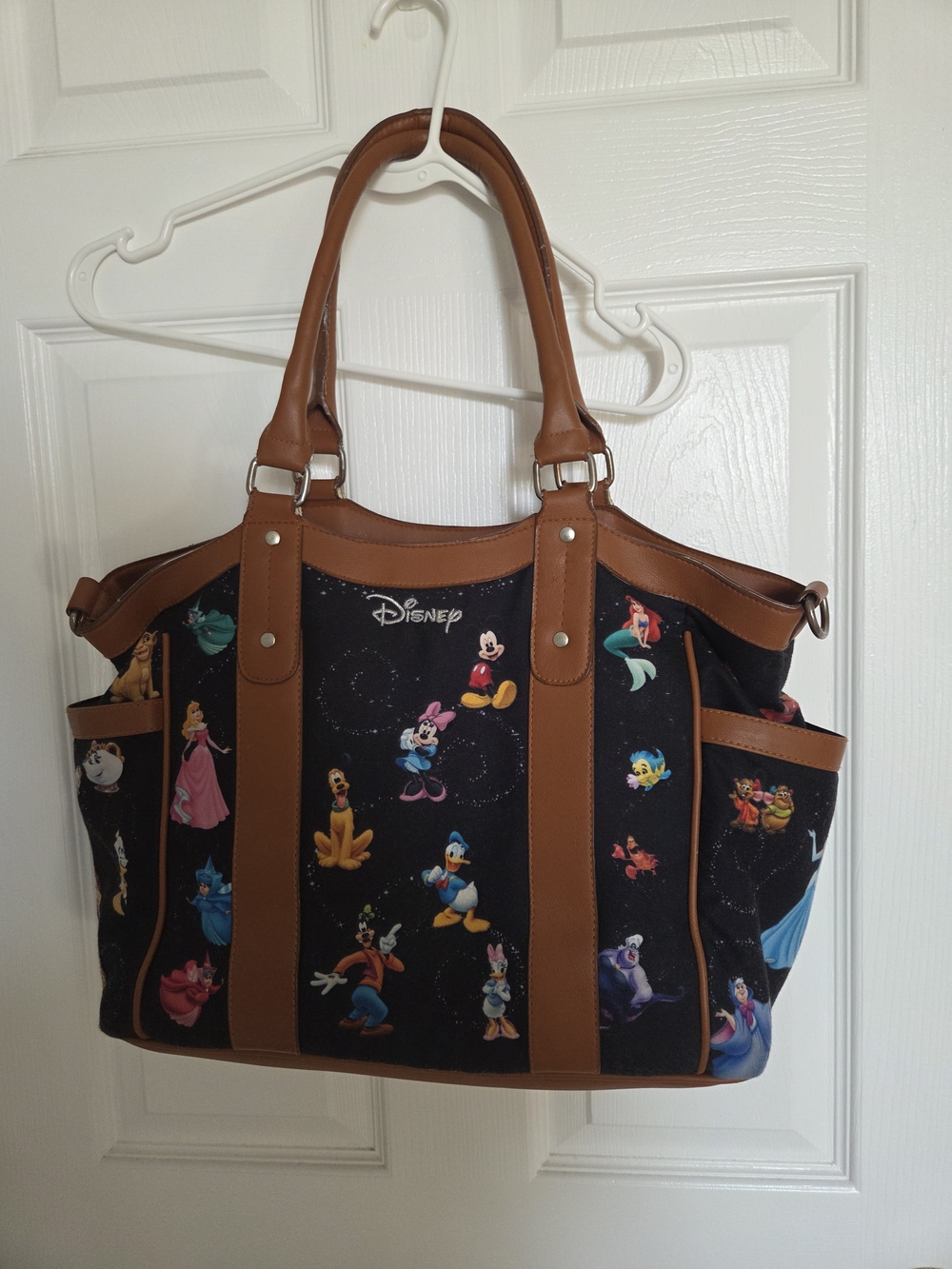 Disney Black & Brown Character Tote Bag